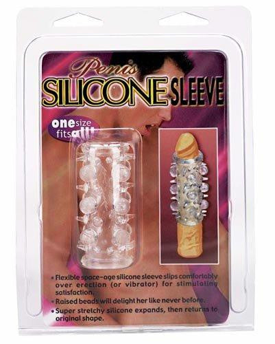 Penis Silicone Sleeve W-raised Noduls