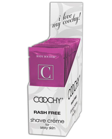 Coochy Shave Cream Blush 24pc Display