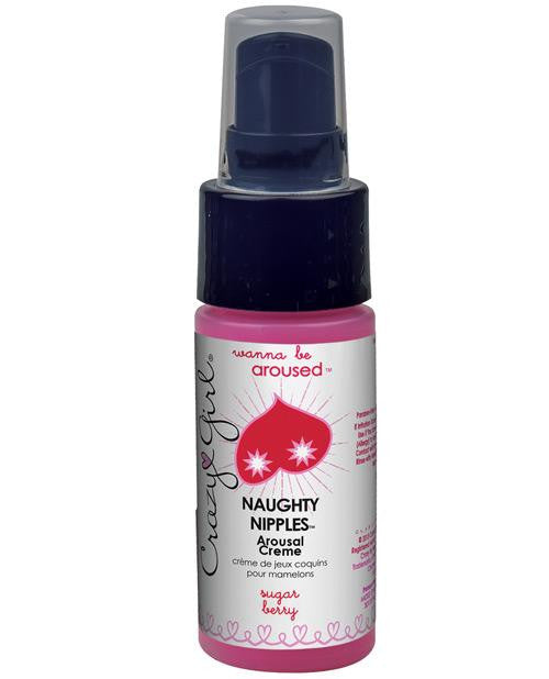 Crazy Girl Naughty Nipples Arosal Creme Sugar Berry 1oz