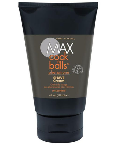 Max Cock N Balls Shave Cream W-pheromones Unscented 4oz