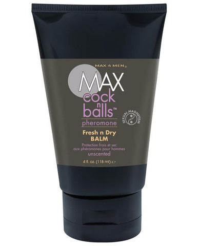 Max Cock N Balls Fresh N Dry Ball Balm W-pheromones 4 Oz