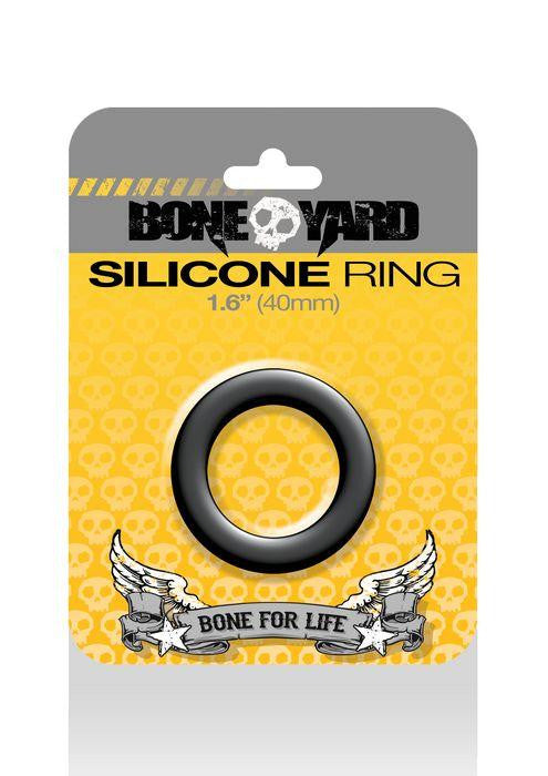 Boneyard Silicone Ring 40mm Black