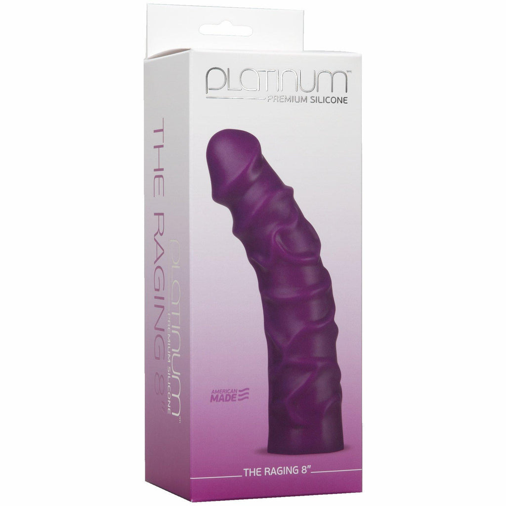 Platinum Silicone Raging 8in Purple