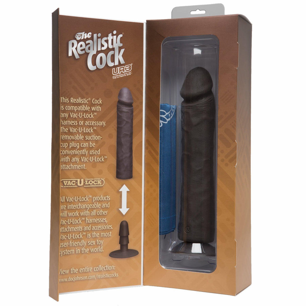 Realistic Cock 10 Black "