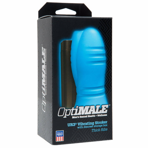 Optimale-ultraskyn Vibrating Stroker Blue