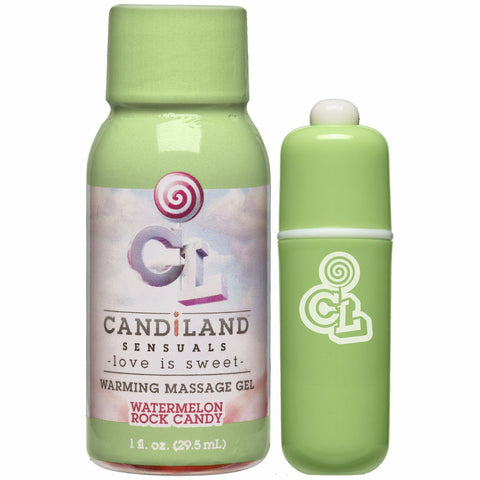 Candiland Sugar Buzz Massage Set Watermelon Rock Candy