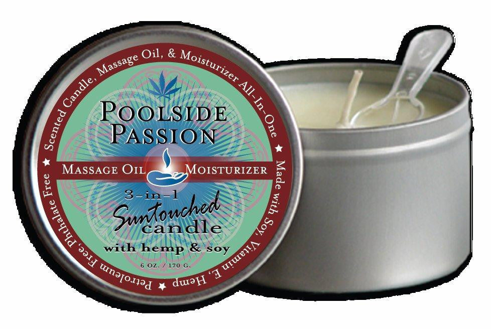 Candle 3 N 1 Poolside Passion 6.8 Oz