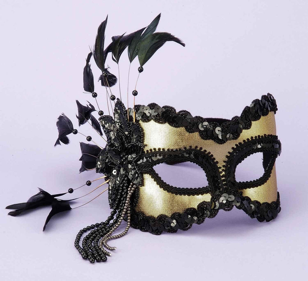 Half Mask Black-gold