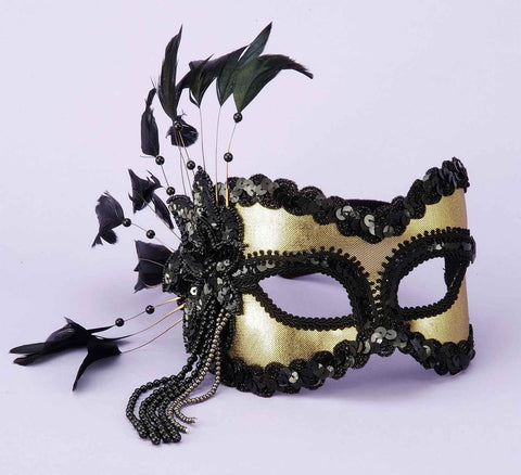 Half Mask Black-gold