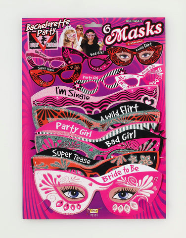 Bachelorette Masks 6pc