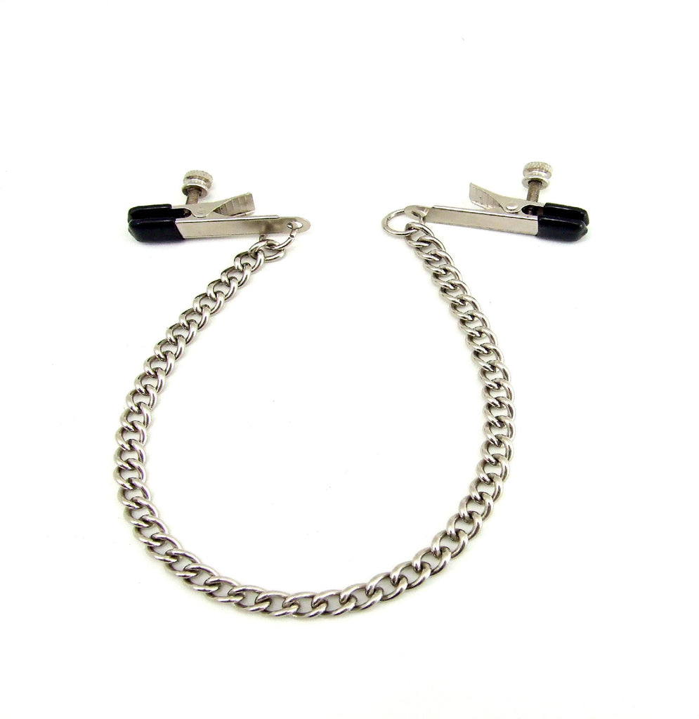 H2h Nipple Clamps Alligator W-chain Chrome