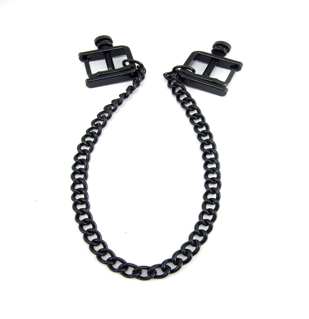 H2h Nipple Clamp Press W-chain Black