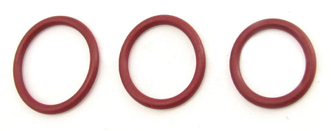 H2h Cock Ring Nitrile 3pc Set Brick