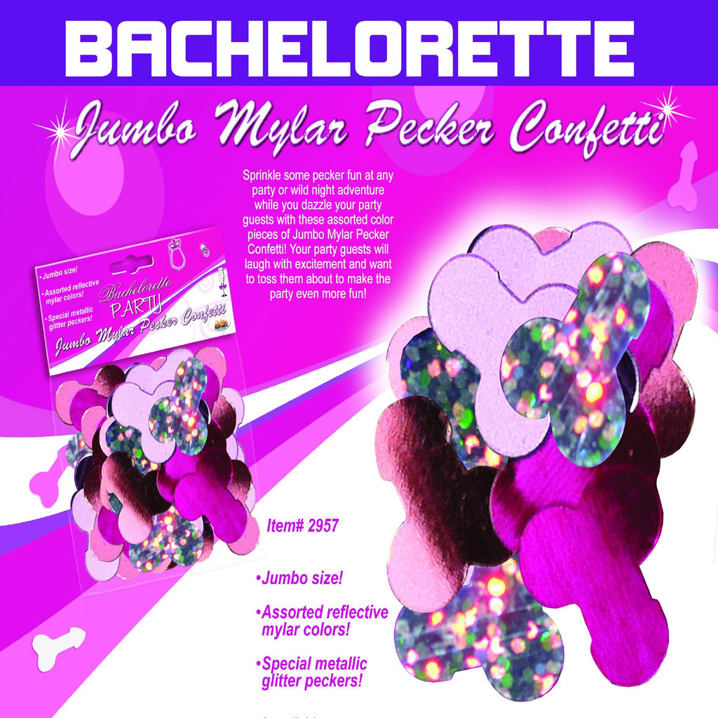 Jumbo Pecker Party Confetti