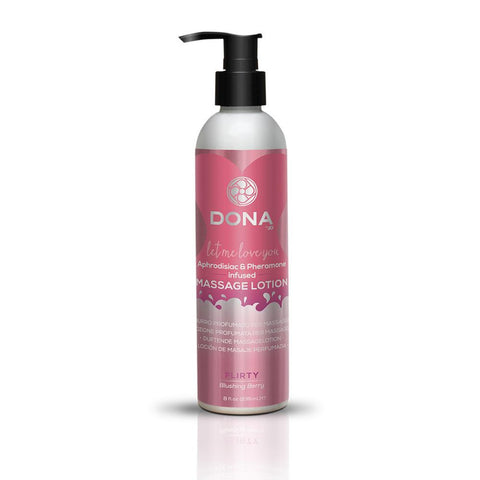 Dona Massage Lotion Flirty Blushing Berry 8 Oz (end Jan)