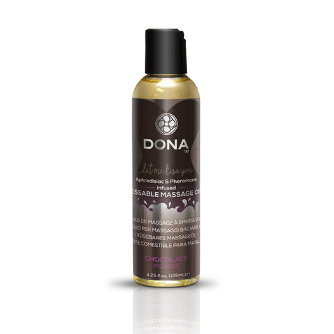 Dona Kissable Massage Oil Chocolate Mousse 3.75 Oz (end Jan)