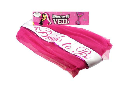 Bride To Be Veil Pink