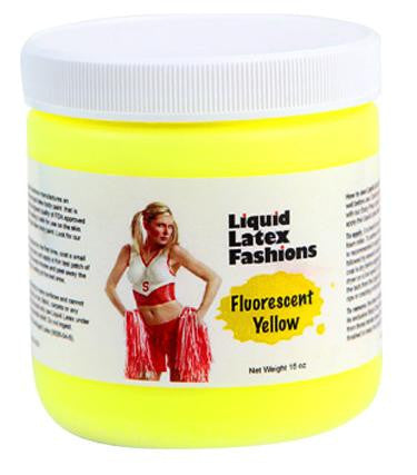 Liquid Latex Fluorescent Yellow 16oz