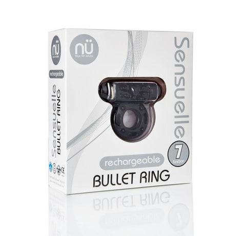 Sensuelle Bullet Ring Black