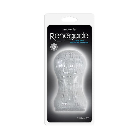 Renegade Grooved Pleasure Stroker Clear