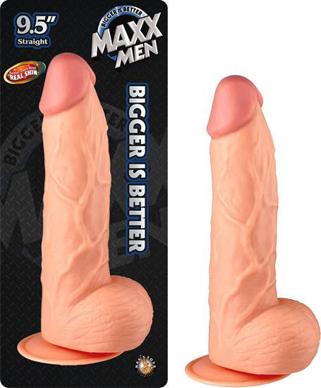 Maxx Men 9.5in Straight Dong Flesh