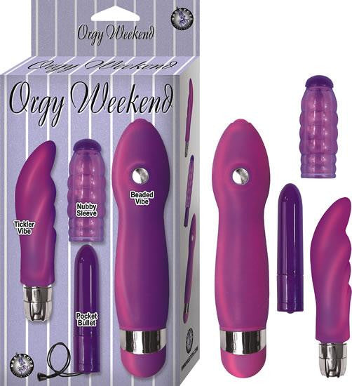 Orgy Weekend Purple Vibrator