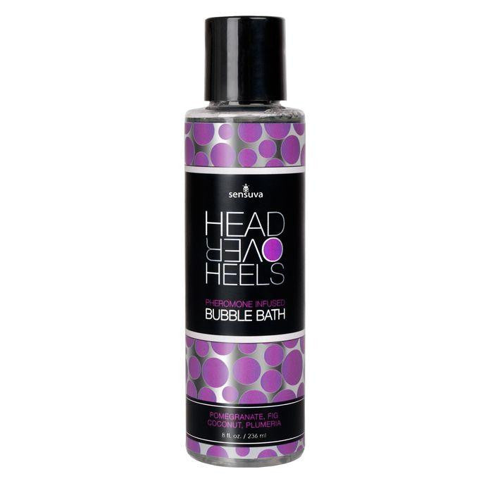 Head Over Heels Bubble Bath Pomegranate Fig Coconut Plumeria 8oz