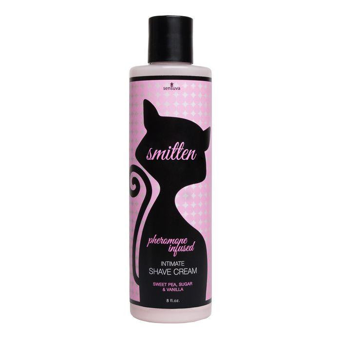 Smitten Intimate Shave Cream Vanilla Sugar Sweet Pea 8 Oz