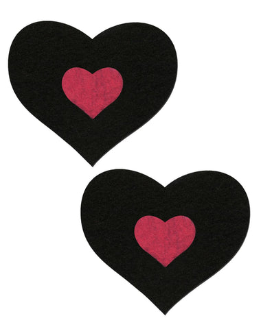 Pastease Sweety Heart Black-pink