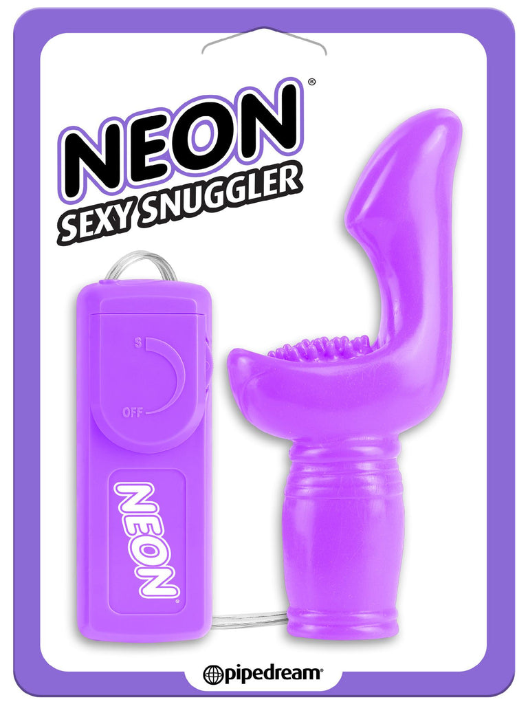 Neon Sexy Snuggler Purple Vibrator