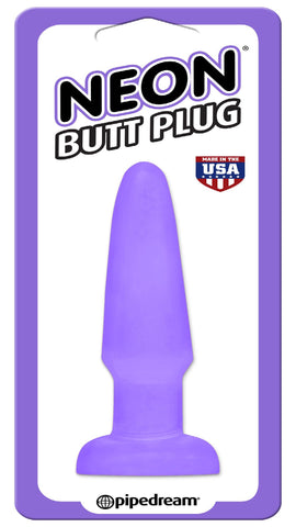 Neon Butt Plug Purple