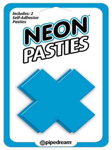 Neon X Pastie Blue