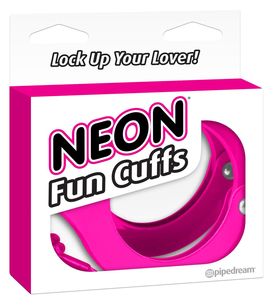 Neon Luv Touch Fun Cuffs Pink