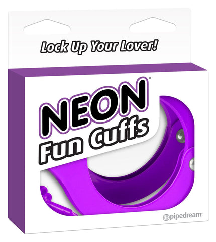 Neon Luv Touch Fun Cuffs Purple