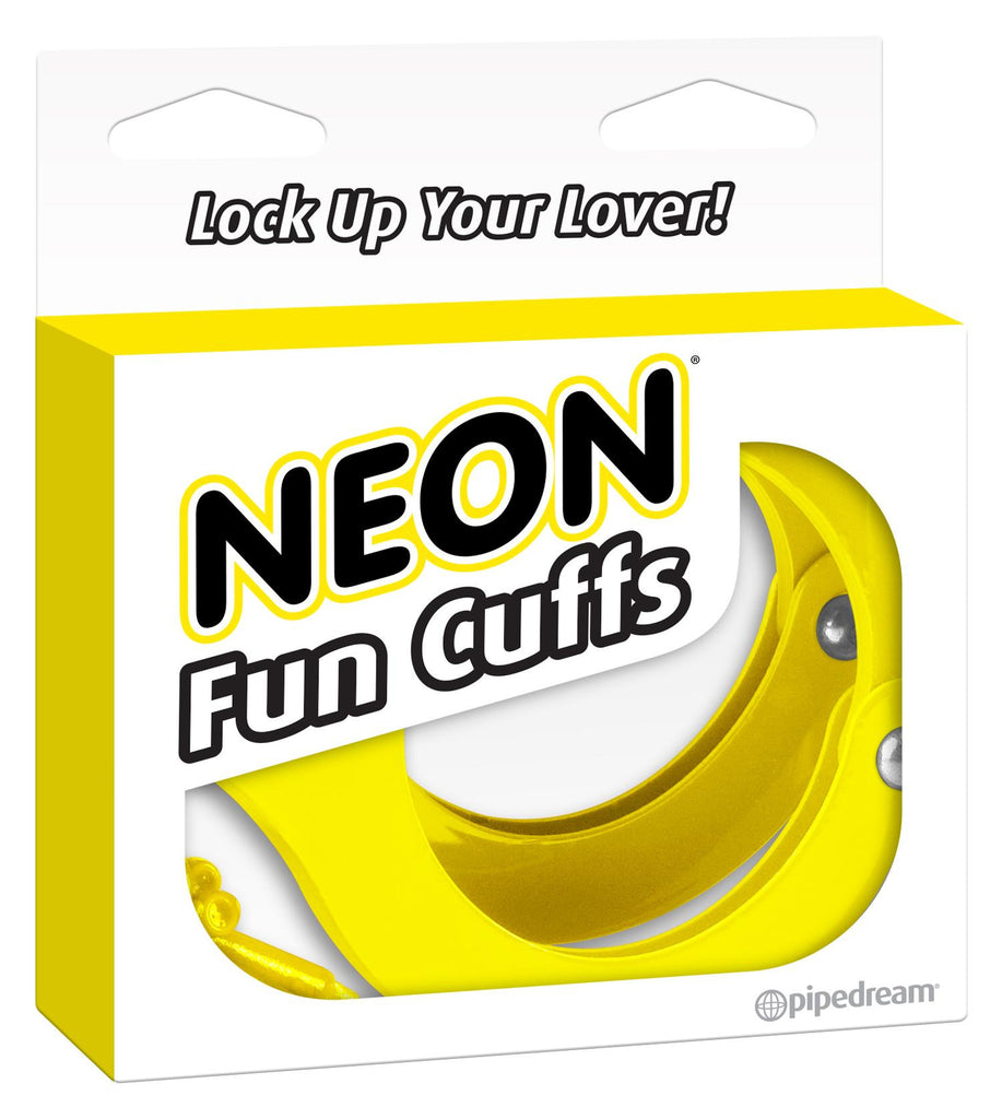 Neon Luv Touch Fun Cuffs Yellow