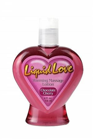 Liquid Love Warming Massage Lotion Choc-cherry 4 Oz