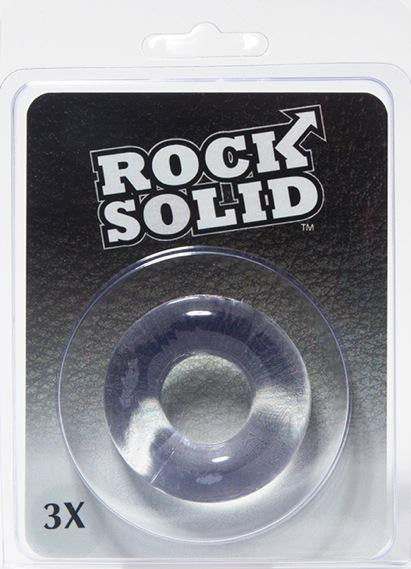 Rock Solid 3x Clear Donut C Ring