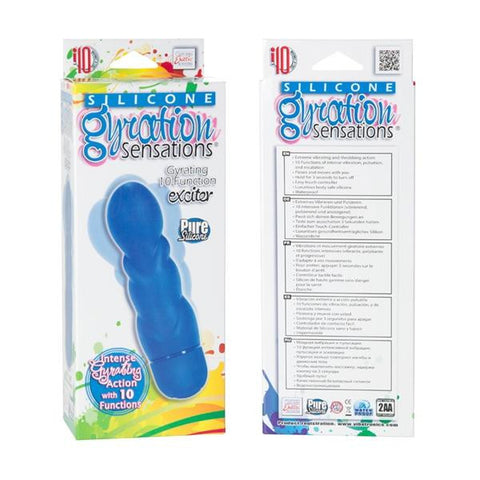 Silicone Gyration Sensations Gyrating Exciter Blue