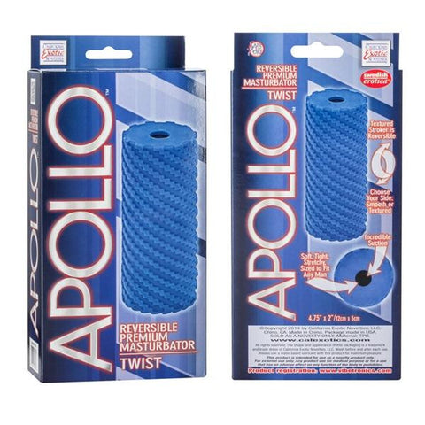 Apollo Reversible Masturbator Twist Blue