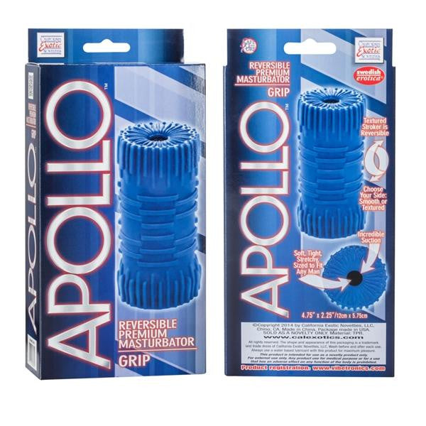 Apollo Reversible Masturbator Grip Blue