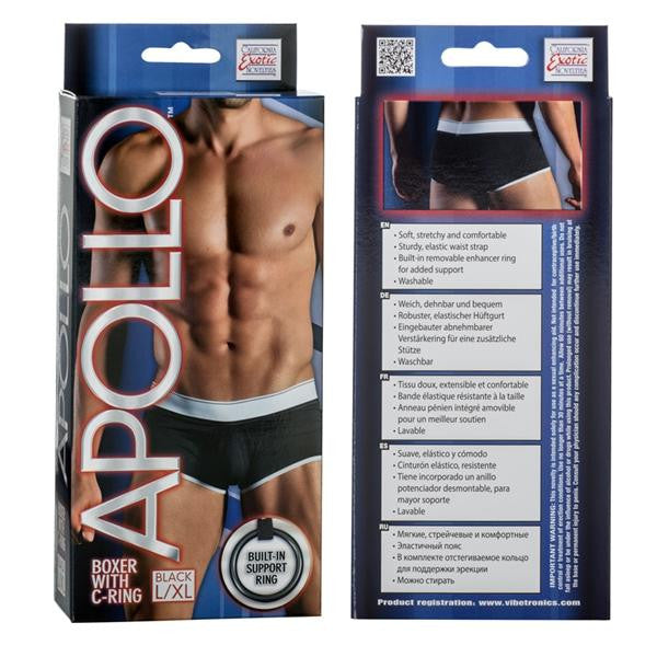 Apollo Boxer W-cring Black L-xl