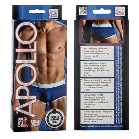 Apollo Boxer W-cring Blue L-xl