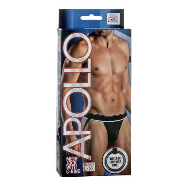 Apollo Mesh Jock W- Cring Blk-lxl