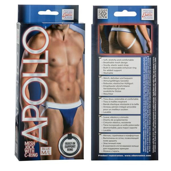 Apollo Mesh Jock W-cring Blue M-l