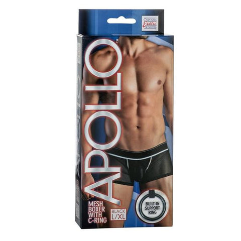 Apollo Mesh Boxer W-cring Black L-xl