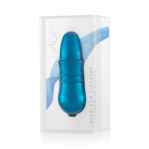 Aura Aluminum Bullet 3in Azure Blue