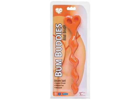 Tlc Bum Buddies Anal Beads Silicone Swirl