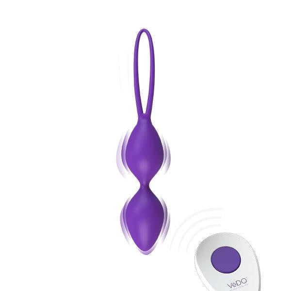 Vedo Pear Kegel Balls Into You Indigo