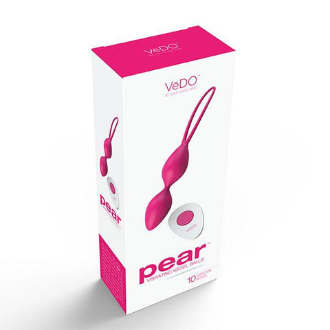 Vedo Pear Kegel Balls Foxy Pink