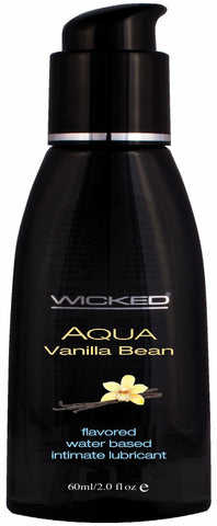 Wicked Aqua Vanilla Bean Lube 2 Oz